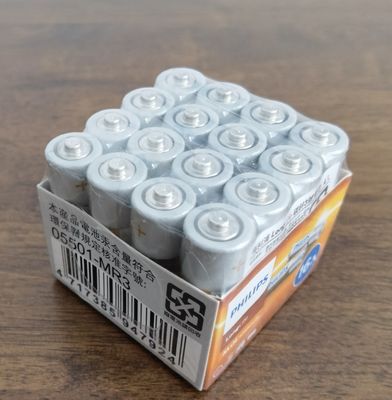 Anti Short Circuit 1.5 AA Carbon Zinc Battery 2900mAh Zero Heavy Metals